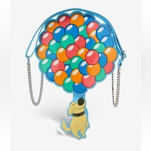 NWT Loungefly Disney Pixar "Up" Dug Balloons Crossbody Lunchbox Exclusive